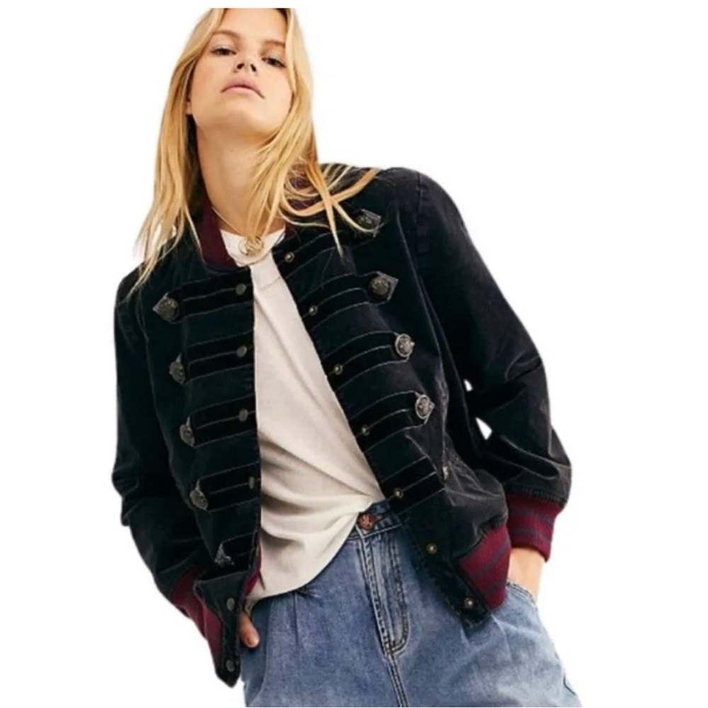 free people atlas corduroy bomber jacket- awesome deal.